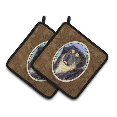 Carolines Treasures SS8930PTHD Tibetan Mastiff Pair of Pot Holders 7.5HX7.5W multicolor
Carolines Treasures SS8930PTHD Tibetan Mastiff Pair of Pot Holders 7.5HX7.5W multicolor