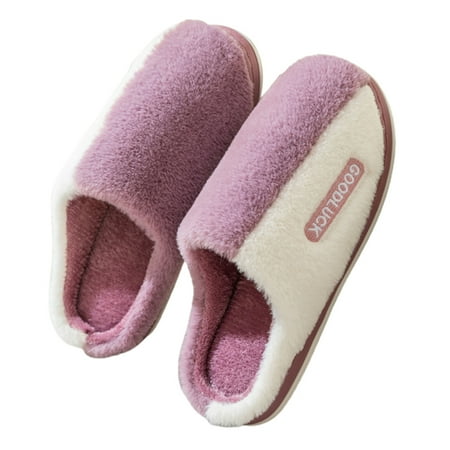 Women s Cotton Slippers Comfortable Warming Plush Slippers Lightweight Non-Slip Slippers for Indoor Home Purple 36-37
Women s Cotton Slippers Comfortable Warming Plush Slippers Lightweight Non-Slip Slippers for Indoor Home Purple 36-37