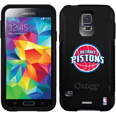 Detroit Pistons Design on OtterBox Commuter Series Case for Samsung Galaxy S5