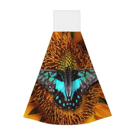 Easygdp Butterfly Alighted On Sunflowers Kitchen Hand Towels Hanging Tie Towels Fast Drying Dish Cloth with Loop for Bathroom Restroom Home Decor
Easygdp Butterfly Alighted On Sunflowers Kitchen Hand Towels Hanging Tie Towels Fast Drying Dish Cloth with Loop for Bathroom Restroom Home Decor