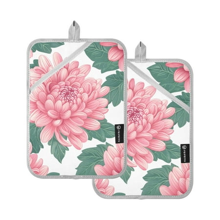 Peony Flower with Green Leaves Oven Mitts 2 Pcs Pot Holders Sets Heat Resistant for Kitchen Cooking Baking 7 x9.8
Peony Flower with Green Leaves Oven Mitts 2 Pcs Pot Holders Sets Heat Resistant for Kitchen Cooking Baking 7 x9.8