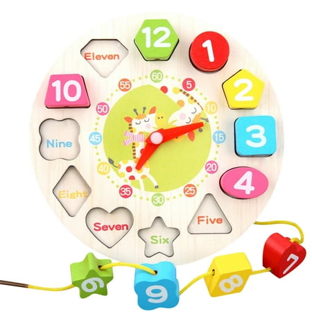 PUIYRBS Building Toys and Blocks Wooden Digital Clock Childrens Alarm Clock Beaded Building Blocks Three-Dimensional Puzzle Shape Matching Toy
PUIYRBS Building Toys and Blocks Wooden Digital Clock Childrens Alarm Clock Beaded Building Blocks Three-Dimensional Puzzle Shape Matching Toy