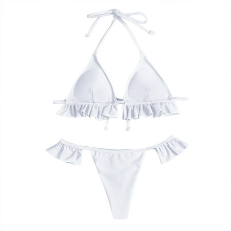 Cathalem Sports Bra Swimsuit Tops for Women Ruffled High Waist Women s Split Swimsuit Solid Classic Women Skirt Suit Size 16 Underwear White Small
Cathalem Sports Bra Swimsuit Tops for Women Ruffled High Waist Women s Split Swimsuit Solid Classic Women Skirt Suit Size 16 Underwear White Small