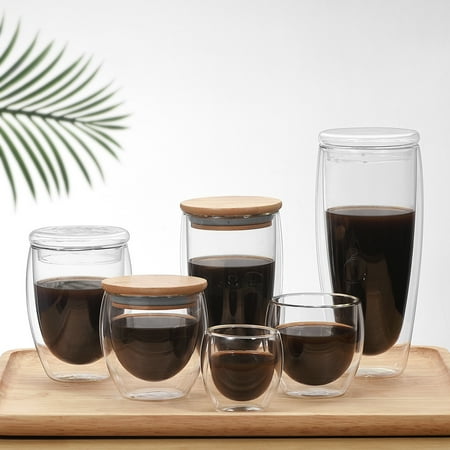 HYDa Coffee Cup Double-Walled Heat-resistant Glass Milk Espresso Tea Cup for Office
HYDa Coffee Cup Double-Walled Heat-resistant Glass Milk Espresso Tea Cup for Office