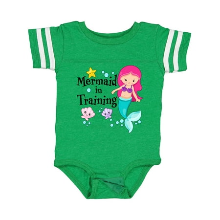 Inktastic Mermaid in Training Gift Baby Girl Bodysuit