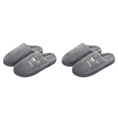 TOYMYTOY 2 Pairs Man Plush Slippers Anti-slip Slippers Household Comfortable Warm Shoes
TOYMYTOY 2 Pairs Man Plush Slippers Anti-slip Slippers Household Comfortable Warm Shoes