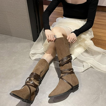 Aueoeo Platform Boots Booties Women Boots Retro Shoes Casual Flat Boots Plus Size Slip On Pointed Boots Womens Boots Clearance Sale
Aueoeo Platform Boots Booties Women Boots Retro Shoes Casual Flat Boots Plus Size Slip On Pointed Boots Womens Boots Clearance Sale