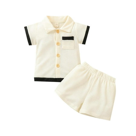 YWDJ 0-3T Boys Girls Outfit Set Newborn Infant Girls Square Collar Short Sleeve Solid Tops+Short Pants Sets Black 80
YWDJ 0-3T Boys Girls Outfit Set Newborn Infant Girls Square Collar Short Sleeve Solid Tops+Short Pants Sets Black 80