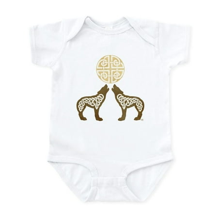 CafePress - Howling Wolves Infant Bodysuit - Baby Light Bodysuit Size Newborn - 24 Months