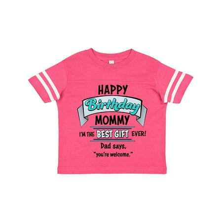 Inktastic Happy Birthday Mommy I m the Best Gift Ever in Blue Gift Toddler Boy or Toddler Girl T-Shirt
Inktastic Happy Birthday Mommy I m the Best Gift Ever in Blue Gift Toddler Boy or Toddler Girl T-Shirt