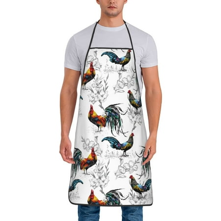 Gaeub Cool Chicken Print Apron for Men and Women Waterproof Apron for Cooking Dishwashing Lab Butcher Dog Grooming
Gaeub Cool Chicken Print Apron for Men and Women Waterproof Apron for Cooking Dishwashing Lab Butcher Dog Grooming