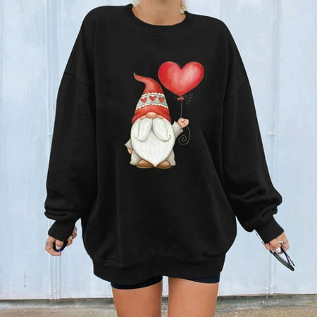 Juebong Womens Heart Graphic Print Sweatshirts Long Sleeve Crew Neck Spring Fall Pullover Valentines Day Shirts Lightweight Holiday Jumper Tops Black shirts for women XL
Juebong Womens Heart Graphic Print Sweatshirts Long Sleeve Crew Neck Spring Fall Pullover Valentines Day Shirts Lightweight Holiday Jumper Tops Black shirts for women XL