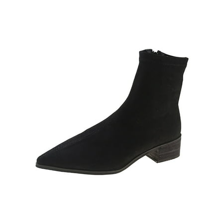 Pointed Short Boots Women Autumn Winter Thick Heel Boots Side Zipper Middle Heel Suede Elastic Slim Boots
Pointed Short Boots Women Autumn Winter Thick Heel Boots Side Zipper Middle Heel Suede Elastic Slim Boots