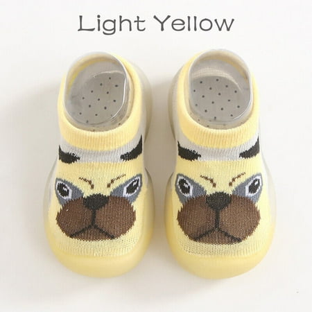 Kids Baby Girls Boys Toddler Anti-Slip Slippers Socks Cotton Shoes Winter Warm