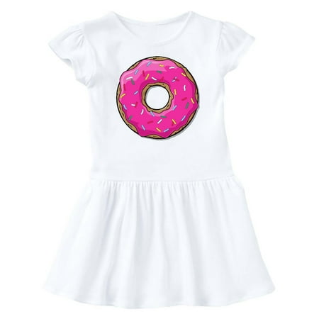 Inktastic Pink Donut with Sprinkles Gift Baby Girl Dress