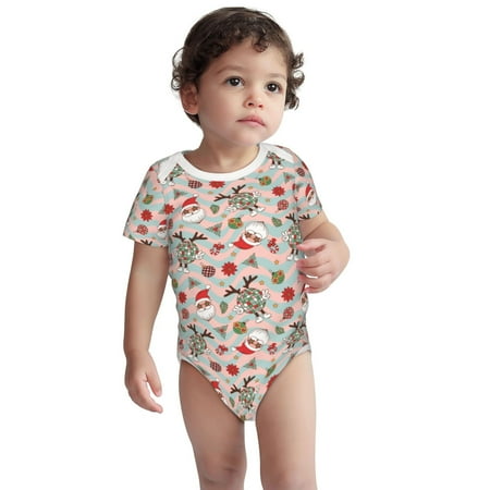 Kdxio Groovy Retro Santa Pattern Unisex Baby Cotton Short Sleeve Bodysuits-6 Months
Kdxio Groovy Retro Santa Pattern Unisex Baby Cotton Short Sleeve Bodysuits-6 Months