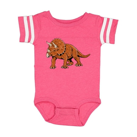 Inktastic Triceratops Smiling Gift Baby Boy or Baby Girl Bodysuit