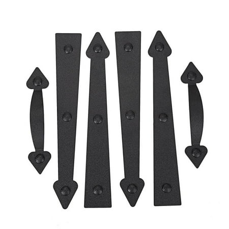 Wisremt Magnetic Garage Door Accents Decorative Carriage 4 Hinges 2 Handles Hardware Set
Wisremt Magnetic Garage Door Accents Decorative Carriage 4 Hinges 2 Handles Hardware Set