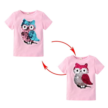 New Year New You 2022! on Clearance Hesxuno Toddler Baby Girls Fashion Cotton Funny Discoloration Flip Owl Sequins Pattern Top T-Shirt Baby Girl Newborn Essentials
New Year New You 2022! on Clearance Hesxuno Toddler Baby Girls Fashion Cotton Funny Discoloration Flip Owl Sequins Pattern Top T-Shirt Baby Girl Newborn Essentials