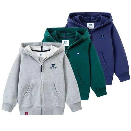 AJZIOJIRO 3-12Y Boys Full-Zip Hoodie Sweatshirt for Toddler Kids Baby Autumn Solid Color Long-Sleeved Cardigan Jackets
AJZIOJIRO 3-12Y Boys Full-Zip Hoodie Sweatshirt for Toddler Kids Baby Autumn Solid Color Long-Sleeved Cardigan Jackets