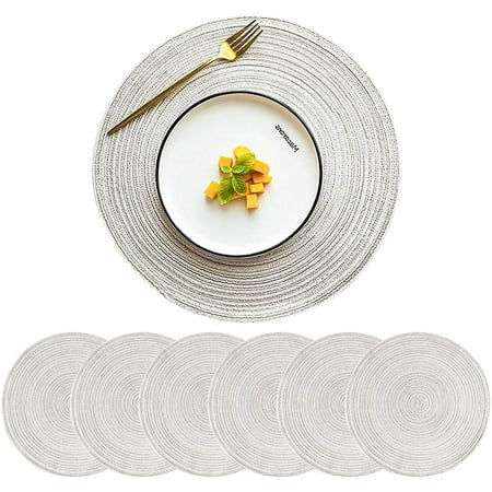 14.1Inch Woven Placemats Round Cloth Placemats for Dining Table Heat Resistant Placemats Braided Boho Placemats Washable Placemats Rustic Circle Place Mats Farmhouse Placemats Set of 6
14.1Inch Woven Placemats Round Cloth Placemats for Dining Table Heat Resistant Placemats Braided Boho Placemats Washable Placemats Rustic Circle Place Mats Farmhouse Placemats Set of 6