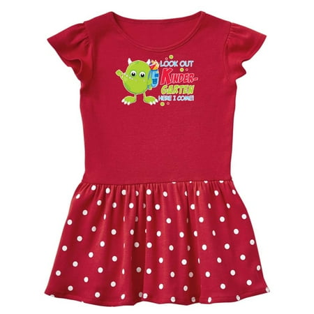 Inktastic Look out Kindergarten Here I Come with Cute Green Monster Gift Toddler Girl Dress 
Inktastic Look out Kindergarten Here I Come with Cute Green Monster Gift Toddler Girl Dress