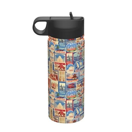 Tideii Set Of Travel Vintage for 18OZ Insulated Space Bottle Stainless Steel Water Cup with Straw Suitable for Outdoor Sports Unisex
Tideii Set Of Travel Vintage for 18OZ Insulated Space Bottle Stainless Steel Water Cup with Straw Suitable for Outdoor Sports Unisex
