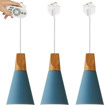FSLiving Remote Control Pendant Light 3 Lights J-Type Track Pendant Lamps Scandinavian Style Pendant Lights for Kitchen Hanging Lamp Modern Wood and Aluminium Light Customizable - Blue
FSLiving Remote Control Pendant Light 3 Lights J-Type Track Pendant Lamps Scandinavian Style Pendant Lights for Kitchen Hanging Lamp Modern Wood and Aluminium Light Customizable - Blue