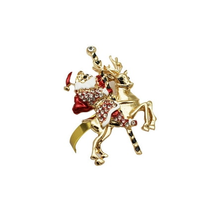 Christmas Napkin Buckle Alloy High-Quality Napkin Ring Santa Riding a Deer For Restaurant Christmas Party Dinner
Christmas Napkin Buckle Alloy High-Quality Napkin Ring Santa Riding a Deer For Restaurant Christmas Party Dinner
