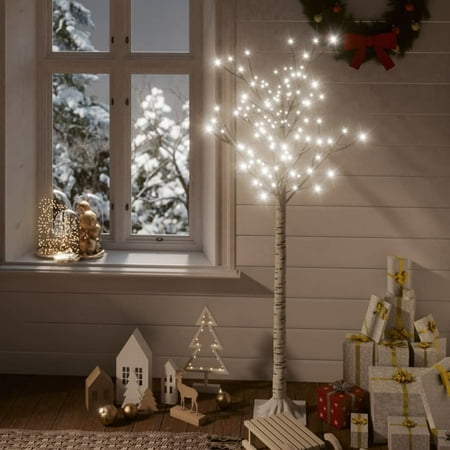 WONISOLI Christmas Tree 156 LEDs 4.9 Cold White Willow Indoor Outdoor
