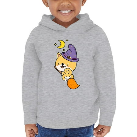 Cute Shiba Witch Costume Hoodie Toddler -Image by Shutterstock 2 Toddler