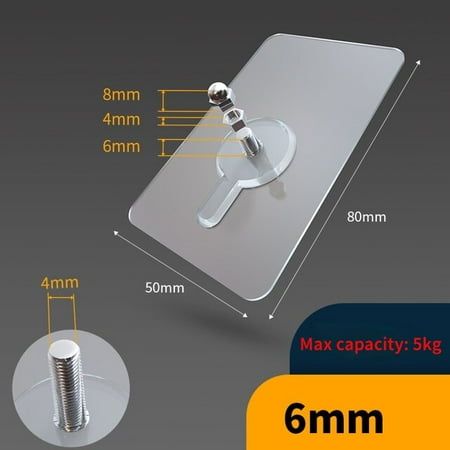 10pcs Strong Adhesive Wall Hooks Nail Mounting Rack Screw Rod Non Marking Screw Sticker Wall Painting Hook Kit
10pcs Strong Adhesive Wall Hooks Nail Mounting Rack Screw Rod Non Marking Screw Sticker Wall Painting Hook Kit
