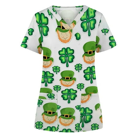 Cindysus Women Scrub Tops Floral Print T Shirt V Neck Nursing Scrubs Holiday Summer Loose Tunic Blouse Style C XL
Cindysus Women Scrub Tops Floral Print T Shirt V Neck Nursing Scrubs Holiday Summer Loose Tunic Blouse Style C XL