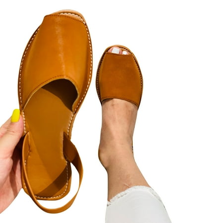 Fidelma Women s sandals Summer Sandals Women s Flats Slip On Elastic Strap Fish Mouth Home Outdoor Brown-35
Fidelma Women s sandals Summer Sandals Women s Flats Slip On Elastic Strap Fish Mouth Home Outdoor Brown-35