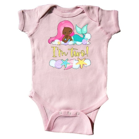 Inktastic I m 2 Mermaid with Pink Hair and Shells Gift Baby Boy or Baby Girl Bodysuit
Inktastic I m 2 Mermaid with Pink Hair and Shells Gift Baby Boy or Baby Girl Bodysuit