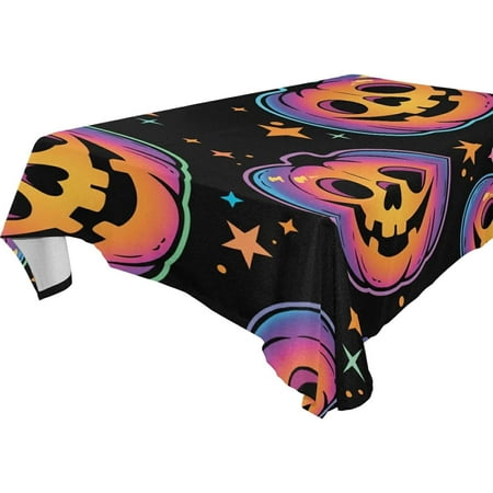 Hyjoy Halloween Pumpkin Tablecloth Waterproof Washable Polyester Square Table Cover Durable Tablecloth for Kitchen Dining Table Party Decor (60 X 90 Inch)
Hyjoy Halloween Pumpkin Tablecloth Waterproof Washable Polyester Square Table Cover Durable Tablecloth for Kitchen Dining Table Party Decor (60 X 90 Inch)