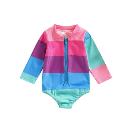 Bagilaanoe Toddler Baby Girl One-Piece Swimsuit Long Sleeve Zipper Rashguard Swimwear 12M 18M 24M 3T 4T 5T Kids Bathing Suit Beachwear
Bagilaanoe Toddler Baby Girl One-Piece Swimsuit Long Sleeve Zipper Rashguard Swimwear 12M 18M 24M 3T 4T 5T Kids Bathing Suit Beachwear