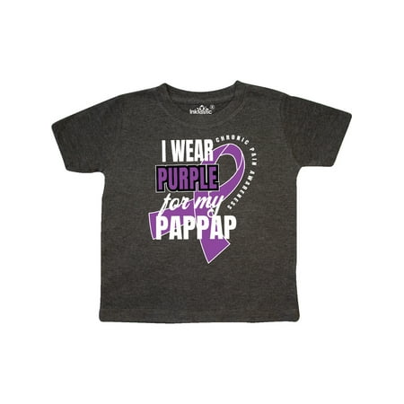 Inktastic Chronic Pain I Wear Purple For My Pappap Gift Toddler Boy or Toddler Girl T-Shirt
Inktastic Chronic Pain I Wear Purple For My Pappap Gift Toddler Boy or Toddler Girl T-Shirt