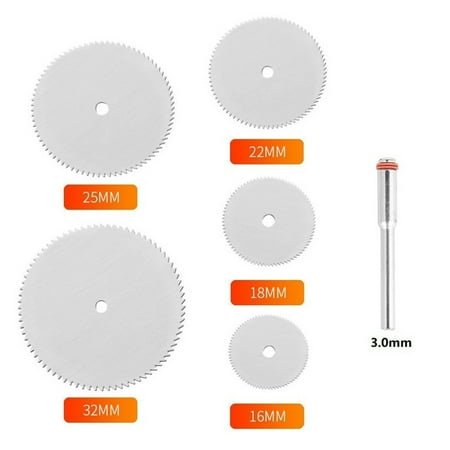 6Pcs Circular Saw Blade Electric Grinding Cutting Disc For Rotary Cutter Tool
6Pcs Circular Saw Blade Electric Grinding Cutting Disc For Rotary Cutter Tool