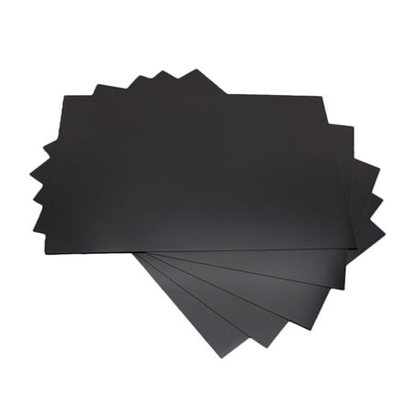 5Pcs Magnetic Rubber DIY Magnetic Materials Board Backing Glue Magnetic Strip Magnetic Sheet