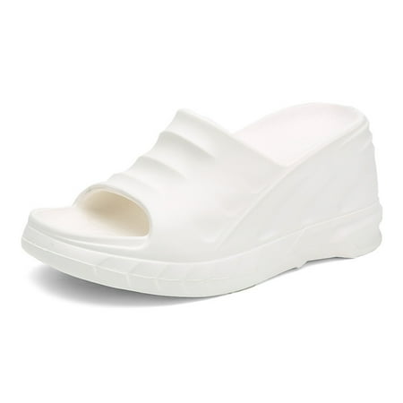 Women‘s Platform Wedge Slippers Solid Color Non-slip Open Toe EVA Slides Shoes Comfy Outdoor Sandals
Women‘s Platform Wedge Slippers Solid Color Non-slip Open Toe EVA Slides Shoes Comfy Outdoor Sandals