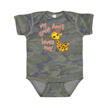 Inktastic My Great Aunt Loves Me- Cute Giraffe Gift Baby Boy or Baby Girl Bodysuit
Inktastic My Great Aunt Loves Me- Cute Giraffe Gift Baby Boy or Baby Girl Bodysuit