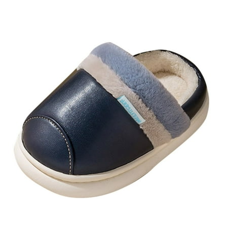 Quealent Toddler Girls Shoes Toddler Shoe Fashion Cute Autumn and Winter Boys and Girls Slippers Flat Bottom Round Toe Soft Warm and Warm House Shoe Blue 6
Quealent Toddler Girls Shoes Toddler Shoe Fashion Cute Autumn and Winter Boys and Girls Slippers Flat Bottom Round Toe Soft Warm and Warm House Shoe Blue 6