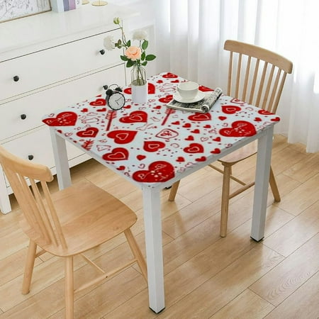 Square Red Hearts Fitted Tablecloth Home Decorative Polyester Table Cover Dust Proof Tablecloths for Mother s Day Family Picnic
Square Red Hearts Fitted Tablecloth Home Decorative Polyester Table Cover Dust Proof Tablecloths for Mother s Day Family Picnic