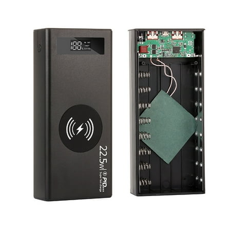 DIY Power Bank Box 18650 Battery Charger Box Shell Flat Head Battery Charger Outer Case with LCD Digital Display
DIY Power Bank Box 18650 Battery Charger Box Shell Flat Head Battery Charger Outer Case with LCD Digital Display