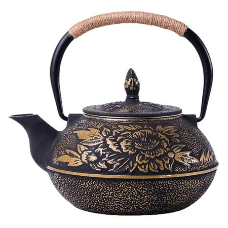 Cast Iron Teapot Home Tea Pot Cast Iron Tea Kettle Decorative Tea Pot for Family