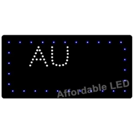 Affordable LED L1003 12 H x 24 L inch Auto Insurance LED Sign