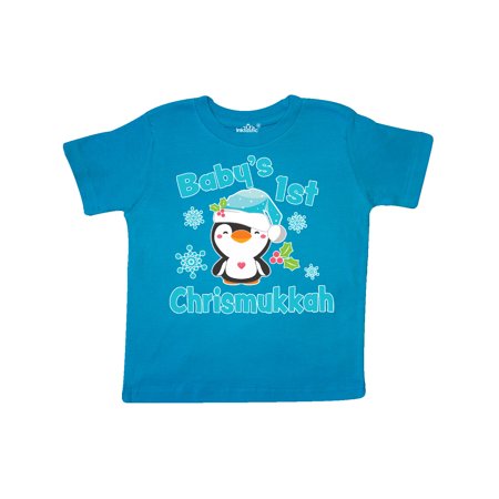 Inktastic Baby s 1st Chrismukkah with Cute Baby Penguin and Snowflakes Gift Toddler Boy or Toddler Girl T-Shirt
Inktastic Baby s 1st Chrismukkah with Cute Baby Penguin and Snowflakes Gift Toddler Boy or Toddler Girl T-Shirt