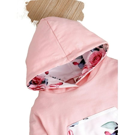 Casual Floral Hooded Long Sleeve Multicolor Toddler Girls Two-piece Outfits (Girl s)
Casual Floral Hooded Long Sleeve Multicolor Toddler Girls Two-piece Outfits (Girl s)