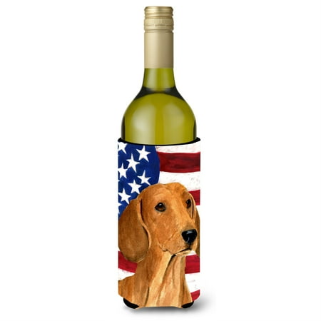 USA American Flag with Dachshund Wine Bottle Beverage Insulator Beverage Insulator Hugger SS4049LITERK
USA American Flag with Dachshund Wine Bottle Beverage Insulator Beverage Insulator Hugger SS4049LITERK